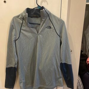 North face 1/4 zip light weight